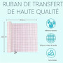 Lya Vinyl Papier Transfert pour Vinyle Adhésif 30 x 457cm pour Cricut, Silhouette Cameo - Décorations de Fête, Gobelets, Fenêtre