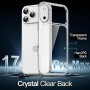 JETech Coque pour iPhone 17 Pro Max 6,9 Pouces, Étui Housse Anti-Jaunissement Antichoc Bumper, Arrière Transparente Anti-Rayures