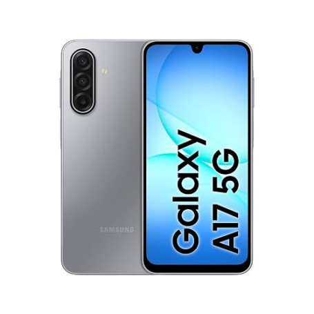 Samsung Galaxy A17 5G 128 Go, Smartphone Android déverrouillé, écran 6,7", Batterie 5000 mAh, Gris, Version FR