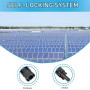 DODUOS 2 Paire Solaire Panneau Câble Connecteur Professionnel (1 à 2 branches) Y Connecteurs Câble Solairede Panneau Solaire MMF