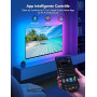 Govee Bande Lumineuse TV, 3,8m Rétroéclairage RGBIC pour TV 55-65 inch, Ruban LED Smart, Bluetooth 2,4G Wi-Fi Contrôle, Fonction