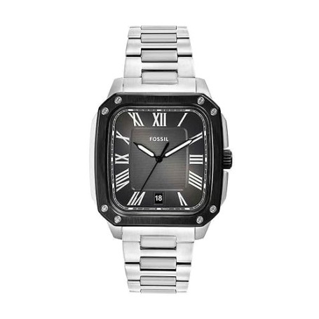 FOSSIL Hommes Analogique Quartz Montre avec Bracelet en Acier Inoxydable FS6121