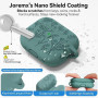 Joremx Coque pour AirPods 4 ornée d'herbe Mignonne (Vert Sapin) | Étui Idéal pour femmes et filles, Gravure au laser, Nettoyage