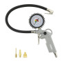 ABAC Pistolet de Gonflage de Pneus 3 Pièces pour Compresseur G-580, Comprenant un Gonfleur de Pneus avec Manomètre et 3 Embouts