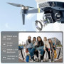 Drone avec caméra 4K UHD pour adultes et débutants, 84 min de vol (3 batteries), portée 800 m, moteur sans balais, maintien d’al