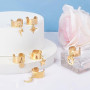 UNICRAFTALE Bague Breloques Bague Acier Inoxydable Étoile Boulon Foudre Pendentifs Bague Anneaux Réglables Bague pour Femme Manc