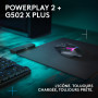 Logitech G G502 X PLUS LIGHTSPEED Souris gaming RVB sans fil, système de charge sans fil POWERPLAY 2, charge illimitée, RVB pers