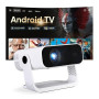 Videoprojecteur Intelligent Applications Intégrées Rétroprojecteur 1080P Natif Supporte 4K WiFi 6 Bluetooth 5.2 240 ANSI Correct