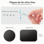 craVeDRIVE Support de téléphone portable magnétique pour voiture Dacia I Support universel pour téléphone portable I Noir I Supp
