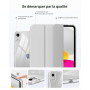 MoKo Étui pour iPad (A16) 11e génération 11 Pouces (2025), Étui pour iPad 10e génération (2022) avec Porte-Stylo Gauche, Fin à T