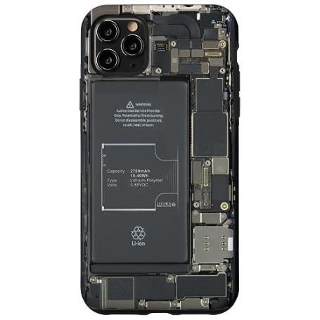 Carte mère exposée à Puce Graphique Informatique Informatique Coque pour iPhone 11 Pro Max