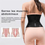 YOSICIL Taille Trainer Ajustable Shape Sculptants Sports Transpiration Ventre Plat Femme 3 Bandes de Scratch Serre Taille Elasti