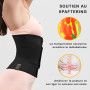 YOSICIL Taille Trainer Ajustable Shape Sculptants Sports Transpiration Ventre Plat Femme 3 Bandes de Scratch Serre Taille Elasti