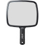 xnicx Miroirs à Main,Miroir Maquillage avec Poignée Miroir à Main Professionnel,Coiffeur Douche pour Salon Petit Ovale Portable
