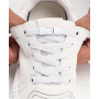 Lacets élastiques sans nœud – Lacets en polyester à enfiler pour baskets, design à verrouillage rapide, parfaits pour les chauss
