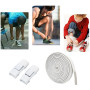 Lacets élastiques sans nœud – Lacets en polyester à enfiler pour baskets, design à verrouillage rapide, parfaits pour les chauss