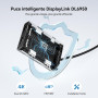 Acasis Adaptateur DisplayLink USB C vers Double HDMI, 2 HDMI, 100 W PD Charging, Station d'accueil DisplayLink pour Apple Mac M1
