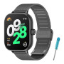 MIJOBS Bracelet en Métal Compatible avec Redmi Watch 6 5 4, Xiaomi Band 8Pro 9Pro 10Pro Bracelets en Acier Inoxydable Accessoire