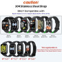 MIJOBS Bracelet en Métal Compatible avec Redmi Watch 6 5 4, Xiaomi Band 8Pro 9Pro 10Pro Bracelets en Acier Inoxydable Accessoire
