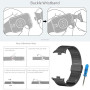 MIJOBS Bracelet en Métal Compatible avec Redmi Watch 6 5 4, Xiaomi Band 8Pro 9Pro 10Pro Bracelets en Acier Inoxydable Accessoire