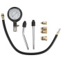 FreeTec Coffret de compressiomètre Set de compresseur Testeur de compression pour Moteur Essence 0-300 PSI / 0-20 Bar Rouge