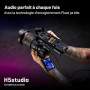 Zoom - H5Studio enregistreur 4 pistes 32 bits à virgule flottante 192 kHz - 16/24 bits, gain, limiteurs, capsule XYH-5e, compati