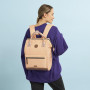CABAIA - Sac à Dos Adventurer San Jose - Medium 18L - Déperlant - Compartiment Ordinateur Portable 13" - 2 Poches - Certifié Veg