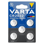 VARTA Piles Bouton CR2032, lot de 5, Power on Demand, Lithium, 3V, emballage sécurisé pour les enfants, pour petits appareils él