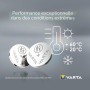 VARTA Piles Bouton CR2032, lot de 5, Power on Demand, Lithium, 3V, emballage sécurisé pour les enfants, pour petits appareils él