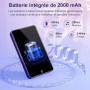Fanvace Lecteur MP3 16 Go avec Bluetooth et WiFi, 2000 mAh Lecteur MP3 MP4 avec écran Tactile 4" et Haut-Parleur, lecteurs de Mu