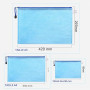 MerryNine Zipper Pouch Document Bag(5 Colors30 Pack) Letter Size Waterproof Document Pouch for School Office Supplies Cross Stit