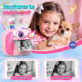 Appareil Photo Instantané, Cadeau Licorne pour 3-12 Ans Fille, Appareil Photo Enfant pour Filles 4 5 6 7 8 Ans, Jouet Licorne po