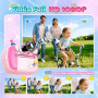 Appareil Photo Instantané, Cadeau Licorne pour 3-12 Ans Fille, Appareil Photo Enfant pour Filles 4 5 6 7 8 Ans, Jouet Licorne po