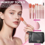 Kit de Maquillage Complet, Coffret Cadeau de Maquillage Femme Ado Fille, Coffret de Maquillage avec Ombres Paupière, Fond de Tei