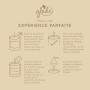 Glade Bougie Vegan Parfum Infusé Huiles Essentielles - Nouvelle Formule Sans Huile De Palme - Cosy Apple & Cinnamon - 1 Bougie