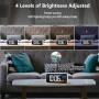 LATEC Réveil numérique avec LED température Affichage Horloge avec 10 Sons d'alarme Port de Charge USB gradateur de luminosité r