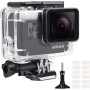 REDTRON Boîtier Etanche pour GoPro Hero 5/6/7, Boîtier Plongée Etanche de 60 M avec Mont Thumbscrew et 12 Insert Anti-buée Acces