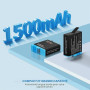 GEEKAM Lot de 2 batteries rechargeables compatibles avec GoPro Hero 5, 6, 7, 8
