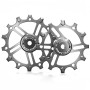IMPALAPRO - Lot de 2 Galets de Dérailleur Céramique 12T-14T en Aluminium CNC 7075 pour 9-12V