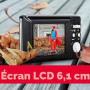 AgfaPhoto Realishot DC5200 - Appareil Photo Compact, 21MP, Ecran LCD 2,4", Zoom Digital 8X, Vidéo HD 720p, Batterie Lithium, Car