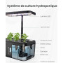 iDOO 8 Pods Potager Interieur, Jardin D'herbes Hydroponique, Jardinière Intelligente avec Minuterie Automatique, Kit de Jardin D