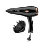 BaByliss Sèche-cheveux Cordkeeper - Sèche-cheveux puissant de 2000W avec 1,65m cordon rétractable, Technologie ionique anti-fris