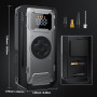 Booster Batterie Voiture avec Compresseur à Air, 6000A 150PSI/10.3Bar Gonfleur Pneus Démarreur Batterie Voiture (Tout Gaz / 10L