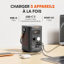 Jackery Explorer 300D Générateur Solaire Portable avec 40W Panneau Solaire, 288Wh Batterie LFP Ultra-Léger, Câble 2 en 1 pour Po
