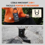 Jackery Explorer 300D Générateur Solaire Portable avec 40W Panneau Solaire, 288Wh Batterie LFP Ultra-Léger, Câble 2 en 1 pour Po