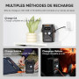Jackery Explorer 300D Générateur Solaire Portable avec 40W Panneau Solaire, 288Wh Batterie LFP Ultra-Léger, Câble 2 en 1 pour Po