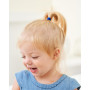 Jollybows 300 Pièces Elastique Cheveux Fille, Petit élastique Cheveux Mini Chouchous Multicolore Accessoire Cheveux Fille pour B