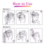 Sularpek Outil de Queue de Cheveux, 2pcs Tresse Outil de Coiffure, Aides à La Coiffure pour Simples et Élégantes, Styling Coiffu
