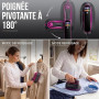 Défroisseur Vapeur 2 En 1, Défroisseur à Main 1300 W Portable Vêtements, Fer à Repasser de Voyage Écran Tactile Multi-Modes, 4 V
