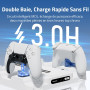 Support de refroidissement PALPOW compatible avec PS5 Pro/Slim/PlayStation 5, chargeur disque et numérique pour accessoires PS5 